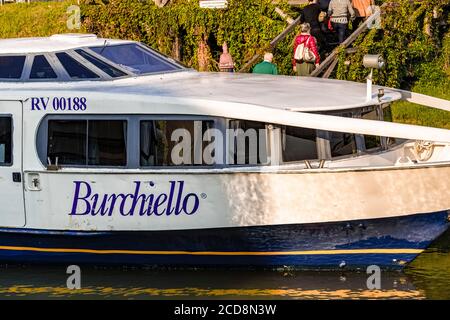 Italie Veneto Riviera del Brenta - il Burchiello Banque D'Images