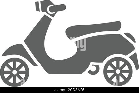 Bike, vespa scooter Icon - bien organisé et modifiable conception vectorielle en utilisant dans des buts commerciaux, des médias d'impression, Web ou tout type de projets de conception. Illustration de Vecteur