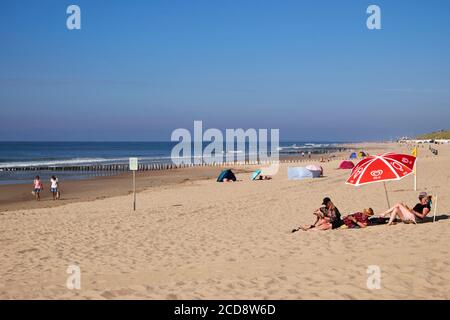 Pays-Bas, province de Zélande, Walcheren, Veere, Domburg Beach Banque D'Images