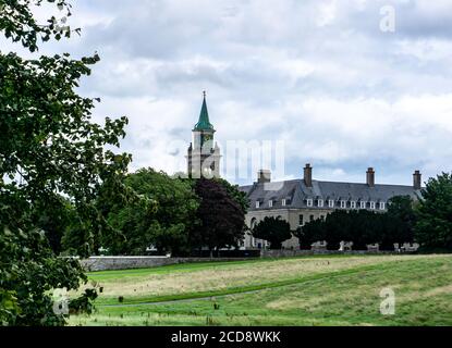 L'ospital royal, Kilmainham, Dublin, Irlande, abrite le Musée irlandais d'art moderne. Il a été construit à l'origine comme une maison pour les soldats britanniques à la retraite Banque D'Images