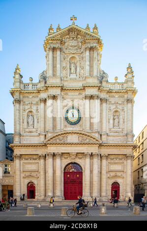 France, Paris, quartier du Marais, l'église Saint-Paul et Saint Louis Banque D'Images