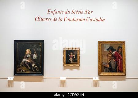 France, Paris, la Fondation Custodia, peinture de Frans Hals Banque D'Images