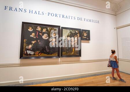 France, Paris, la Fondation Custodia, peinture de Frans Hals Banque D'Images