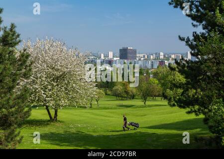 France, Seine Saint Denis, Rosny sous Bois, Golf municipal Banque D'Images