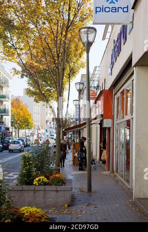 France, Seine Saint Denis, Rosny sous Bois, rue du général Gallieni Banque D'Images