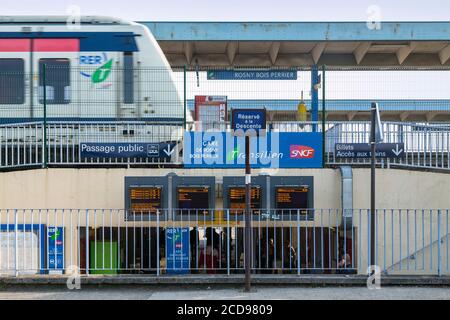 France, Seine Saint Denis, Rosny sous Bois, Station Rosny Bois Perrier Banque D'Images