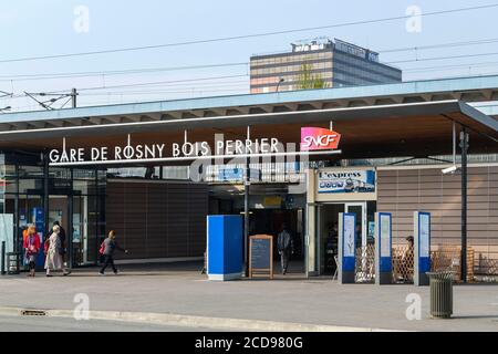 France, Seine Saint Denis, Rosny sous Bois, Station Rosny Bois Perrier Banque D'Images