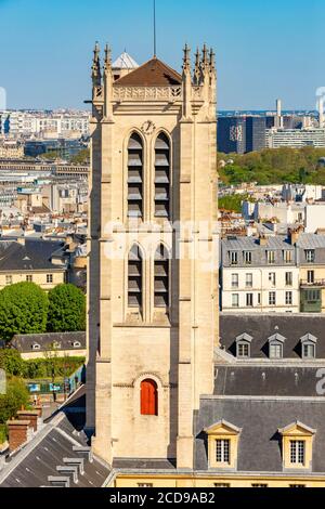France, Paris, quartier de montagne Sainte Geneviève, Ecole secondaire Henri IV Banque D'Images