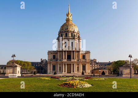 France, Paris, région classée au patrimoine mondial de l'UNESCO, H?tel des Invalides Banque D'Images