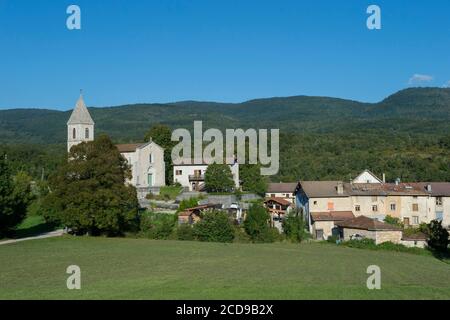 France, Isère, massif du Vercors, Parc naturel régional, village de Presles Banque D'Images