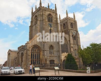 The Minster Church à Kings Lynn, Norfolk, Royaume-Uni Banque D'Images