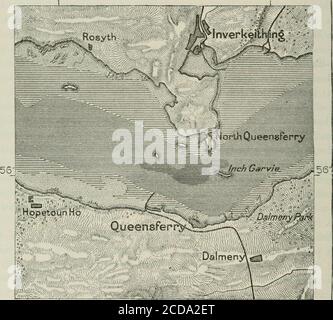 . La terre et ses habitants .. . rtans. C'est près de thesevils que Robert le Bruce a vaincu les Anglais en 1314. Pont d'Allan, à 2 miles au nord de Stirling, est beaucoup fréquenté pour le bien de ses sources minéralogiques et de son quartier charmant. Kippen, un village sur le Forth, 11 miles au-dessus de Stirling, est connu pour son whisky. Le petit comté de Clackmannan s'étend des collines d'Ochill (BenCleuch, 2,352 pieds) à la plaine alluviale bordant le Firth of Forth, et 330 LES ÎLES BRITANNIQUES. Est traversé par les rivières du Nord et du Sud Devon. La première de ces rivières, pas Banque D'Images