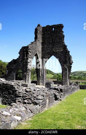 L'abbaye de Talley ruine Carmarthenshire South Wales UK a Norman 12th Monastère siècle des Prémontrés (canons blancs) qui est un voyage populaire d Banque D'Images