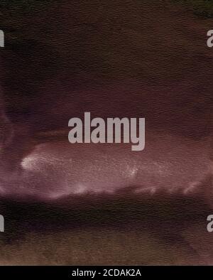 Arrière-plan aquarelle abstrait, texture peinte à la main, taches de peinture marron. Design pour arrière-plans, fonds d'écran, couvertures et emballages. Banque D'Images