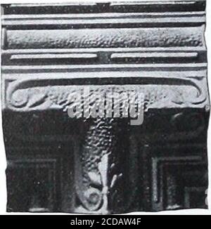 . Plafonds et murs latéraux : Catalogue no 60 . Banque D'Images