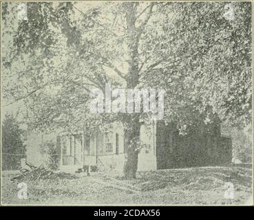 . New Jersey comme colonie et comme état : un des treize originaux. L'ANCIENNE MAISON DE DOREMTTS À BLOOMFIELI). Banque D'Images