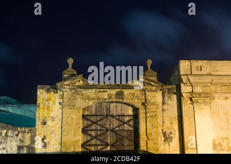 Castillo San Cristobal, une partie des défenses du vieux San Juan, Porto Rico, était la plus grande fortification européenne jamais construite dans les Amériques. C'est l Banque D'Images