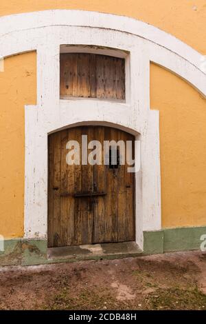 Des casemates sur la place principale de Castillo San Felipe del Morro ont été utilisés pour des quartiers de vie ou pour stocker des fournitures. Vieux San Juan, Porto Rico. San Juan Banque D'Images