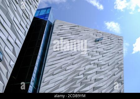 Belfast - août 2019 : musée du Titanic Banque D'Images