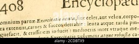 . Ioan Henrici Alstedii Scientiarum omnium encyclopædiæ : tomus primus [-quartus] ... . m diftcrcntias luas a locas,modc^,motus & fimilibus lumras.6Ti(« in localis calidis exerceit-tiir, magis cxuruntur; qui in humidis, hiimiditaicni contra-Hunt. Exerciation^ perpctui, fcu continuat,.x, & xquabilcs,magis dclaflant, quam iii.cquabilcs. Exercilationcs ciim olooper/iae£ non modo pra-fcntcmlafritudincm niitiganc , vciumeciam fucuram bissoncnc, iiccitatcmque arceiir,ac maiorempromtitudincm ad motum gcncranc. &»£ cuTnpiiluerefiuntexercitationes^ftxwo^M^tn quod frigidioiacanlciuat corpo-ra,efficiuntqu Banque D'Images
