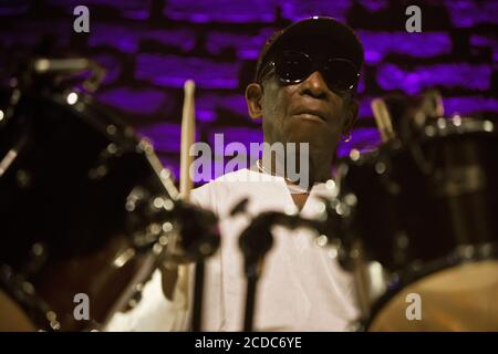 Tony Allen, batteur légendaire Banque D'Images