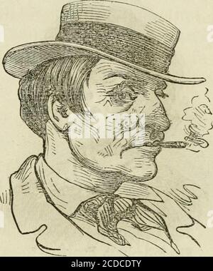 . Le poète soldat. Un souvenir de la valeur, du talent et du patriotisme de Joseph Kent Gibbons, qui est tombé au service de son pays pendant la grande rébellion . Figure T65. Figure 766. rugueux en vedette, soyvenly dans sa robe ; il fume et mâche, boissons, gambles, assiste au cours de course, passe ses nuits à la maison de jeu ou à la taverne, ne tient pas compte de toute l'amitié et de l'admonition parentales, et se développe dans la pleine-culture de la truffe, Banque D'Images