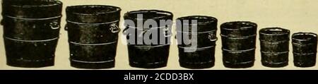 . L'échange des Floristes : un moyen hebdomadaire d'échange pour les fleuristes, les nourriciers, les planteurs et le commerce en général . Bacs spéciaux pour usine DREERS RIVERTON. Diam.EachDoz. 1000 10 20 po 1.90 $ J21.50 J175.00 20 18 po. 1.60 18.50 150.00 30 16 po 1.25 14.25 115 00 40 14 po 1.00 11.25 90.00 60 12 po 0,75 8 25 65 00 60 10 po .55 6.00 45.00 70 péché. .40 4 50 35.00 fabriqué exclusivement pour ua. Le meilleur bac jamais présenté. Le plus beau, le plus léger et le moins cher. Peint en vert, avec cerceaux soudés électriques. Les quatre plus grandes tailles sont dotées de poignées. HENRY A. DREER,^^W-si^ies-^- 714-716 rue Chestnut, Banque D'Images