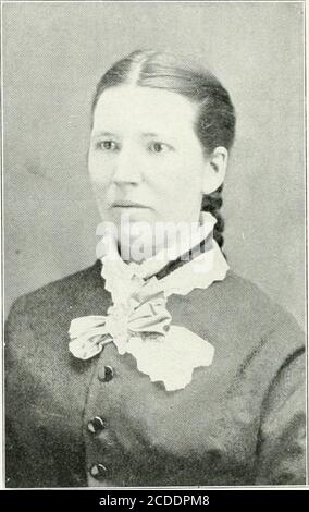 . Passé et présent de Montgomery County, Illinois . MOI. ET MME. WILLIAM AULT Banque D'Images