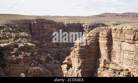 Le Colorado River Horseshoe Bend en Arizona, États-Unis. Banque D'Images