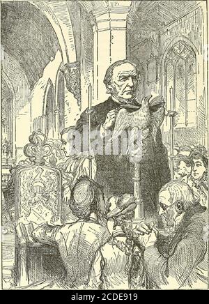 . La vie et les services publics de l'honorable Wm. E. Gladstone . od regardant directement la foule excitée—calme, résolu,patient. Peut-être que c'est ce roulement qui lui a gagné un hearingat enfin. En tout cas la confusion s'est dissipé, et après cette hémique être dit avoir eu tout son propre chemin. Bien sûr, des cas therewere quand il a été interrompu par leurs cris, butthey étaient comparativement peu. Lorsque le discours a été longuement terminé, et que la question a été posée, il s'agit essentiellement de whetherMR. Gladstone avait effacé de l'esprit de ses constits le brouillard de préjugés et de mauvais sentiments que unquestionablyenci Banque D'Images