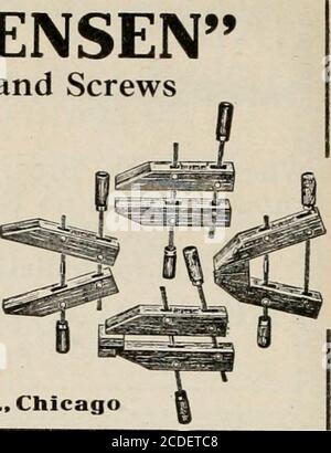 . Magazine de l'éducation industrielle . Hammacher, Schlemmer &. Co. NEWYOHK,SINCBJ*«a 4&gt;» AVE. &.1J™ STREET e -  ^ i ^&gt ; DE BONS OUTILS SONT ESSENTIELS POUR UN BON TRAVAIL depuis 1848, nous avons respecté la politique unique, pour ne traiter que les meilleurs en termes de qualité. Notre catalogue de 300 pages illustratedci-dessus est d'une valeur particulière pour les personnes intéressées par le manuel ou la formation vocale. Si vous avez un copywask pour le catalogue n° 224. HAMMACHERSCHLEMMER & CO. Hardware, Tools and Supplies New York, depuis 1848, 4e Avenue et 13th St. e« JORGENSEN les vis à main Peerless ne sont pas seulement ad-justicable mais excelon rectitude ordinaire. Tige en acier Banque D'Images