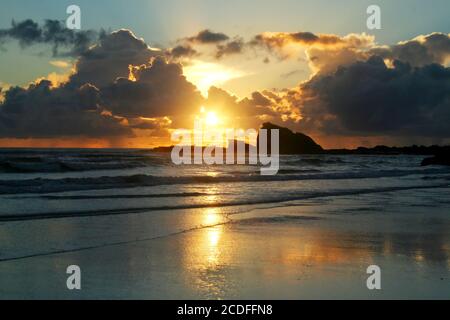 Currumbin Rock Gold Coast Banque D'Images