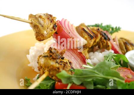 Brochettes de poulet Tandoori 2 Banque D'Images