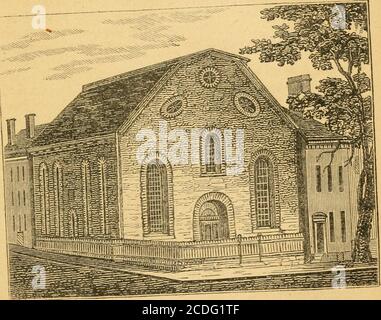 . Une photo de New-York en 1846; avec un bref compte rendu des endroits dans ses environs; conçu comme un guide pour les citoyens et les étrangers .. . den, et prêche en Swedishevery Sabbath matin, et en anglais le Sabbat après-noons et le soir. Il y a trois autres réunions formarins qui ont lieu dans cette ville, à savoir: La Seamens Bethel, la méthodiste, la rue Cherry, la rue Seamens Bethel, la rue Baptist, la rue Catharine et l'ancienne église Mariner, la rue ^ Roose-velt. THE SWAMP CHURCH, FRANKFORT-STKEET, À L'ANGLE DE WILLIAM-STREET. Érigé en 1767. C'est l'un des plus anciens édifices religieux de la ville Église Georges, à Bee Banque D'Images