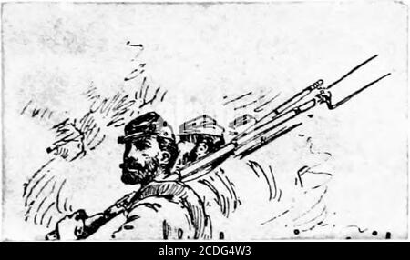 . L'histoire de la Compagnie A, vingt-cinquième Régiment, masse vol. Dans la guerre de la rébellion [ressource électronique] . on), et wereI3 96 l'histoire de la Compagnie A. 1862. Emmenée à New York, où nous avons occupé nos quartiers d'or encore, les sergents prenant la même salle littlestate qu'avant, ce qui était tout à fait par lui-même et a été atteint de l'extérieur. On avait l'impression de rentrer chez soi dans nos vieux lits superposés. Le 7, nous avions un ancien classique Hatteras Gale, un rappel doux de ce qui avait été et pourrait être encore. Le 9, il s'est effacé et nous avons passé une très belle journée. Par l'hiver atHattera Banque D'Images