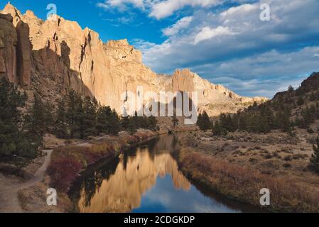 Photo du parc national de Simth Rock au coucher du soleil heure Banque D'Images