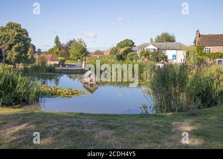 l'étang du village d'otford près de sevenoaks kent Banque D'Images