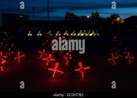 Ghost Peloton à Hunslet, Leeds Banque D'Images