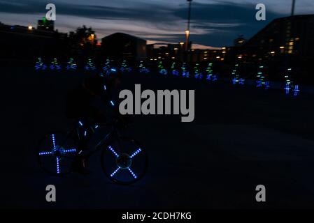 Ghost Peloton à Hunslet, Leeds Banque D'Images