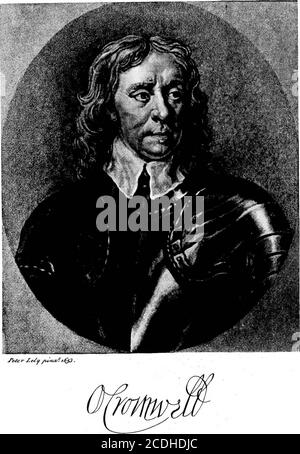 . Oliver Cromwell, une histoire; comprenant un récit de sa vie, avec des extraits de ses lettres et de ses discours, et un compte rendu des affaires politiques, religieuses et militaires de l'Angleterre pendant son temps . C'était un graminsstask, qu'aucun autre homme en Angleterre n'aurait pu réussir. Comme il a passé dans la ligne du devoir strict, il a fait preuve d'une tristesse accablante que son fardeau lui a donné la joie de s'en faire, ni la gratitude à son peuple. Mais alors que son gouvernement était instable comme une simple exp Banque D'Images