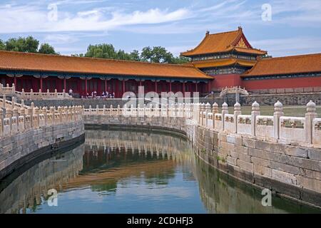 Cité interdite, Beijing, province de Hebei, Chine Banque D'Images