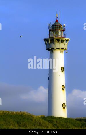 Phare Egmond aan Zee, pays-Bas, Europe Banque D'Images