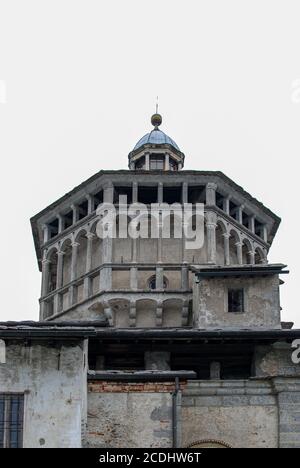 La lanterne octogonale de l'église de Madonna di Campagna, Pallanza, Italie Banque D'Images