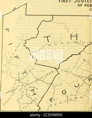 . La vie et les temps de Thomas Smith, 1745-1809, un membre de Pennsylvanie du congrès continental . r FIRST JUDICIOF PEN. TIRÉ SUR LES DISTRICTS DE HI ^LVANIA Banque D'Images