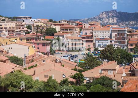 Italie, Sardaigne, province de Sassari, Palaos, vue de Palau Banque D'Images