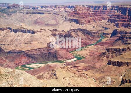Grand Canyon au soleil de midi Banque D'Images