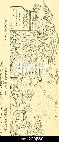 . La vie et le travail entomologique de la fin Townend Glover, premier entomologiste du département de l'Agriculture des États-Unis. Schéma. Banque D'Images