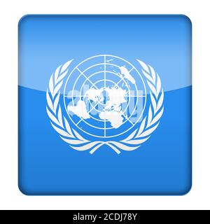 Logo de l'ONU Organisation des Nations Unies Banque D'Images