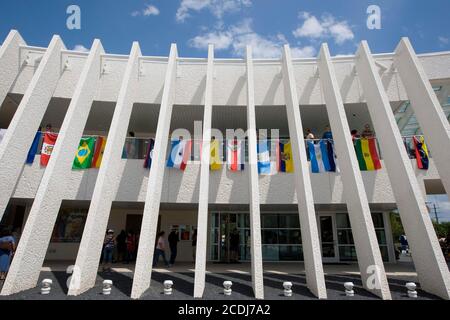 Austin, TX 16 septembre 2007 : inauguration à l'occasion de la fête de l'indépendance du Mexique (Dies y Seis) du Centre culturel mexicain américain dans le centre-ville d'Austin. ©Bob Daemmrich Banque D'Images