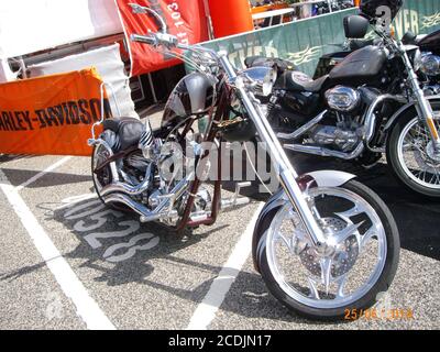 Moto Harley Davidson Banque D'Images